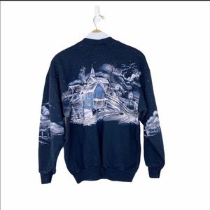 Vintage Art Unlimited All Over Winter Sweater